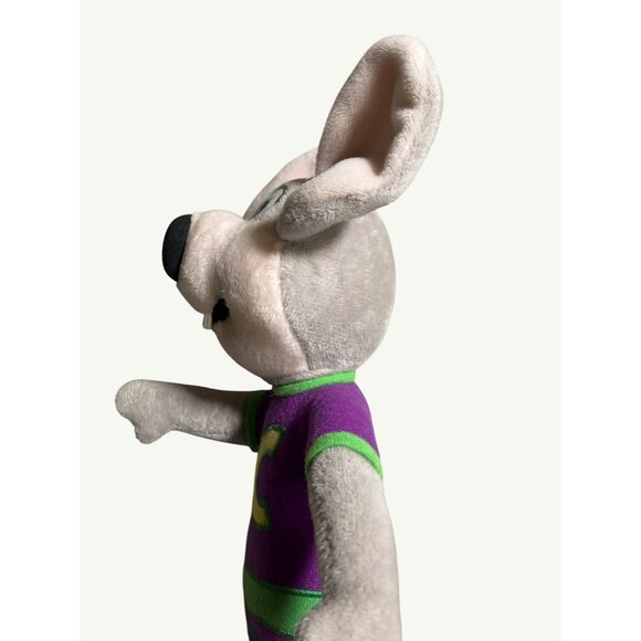 Chuck E. Cheese Plush Toy With Jeans & Purple Shirt - Picture 6 of 9